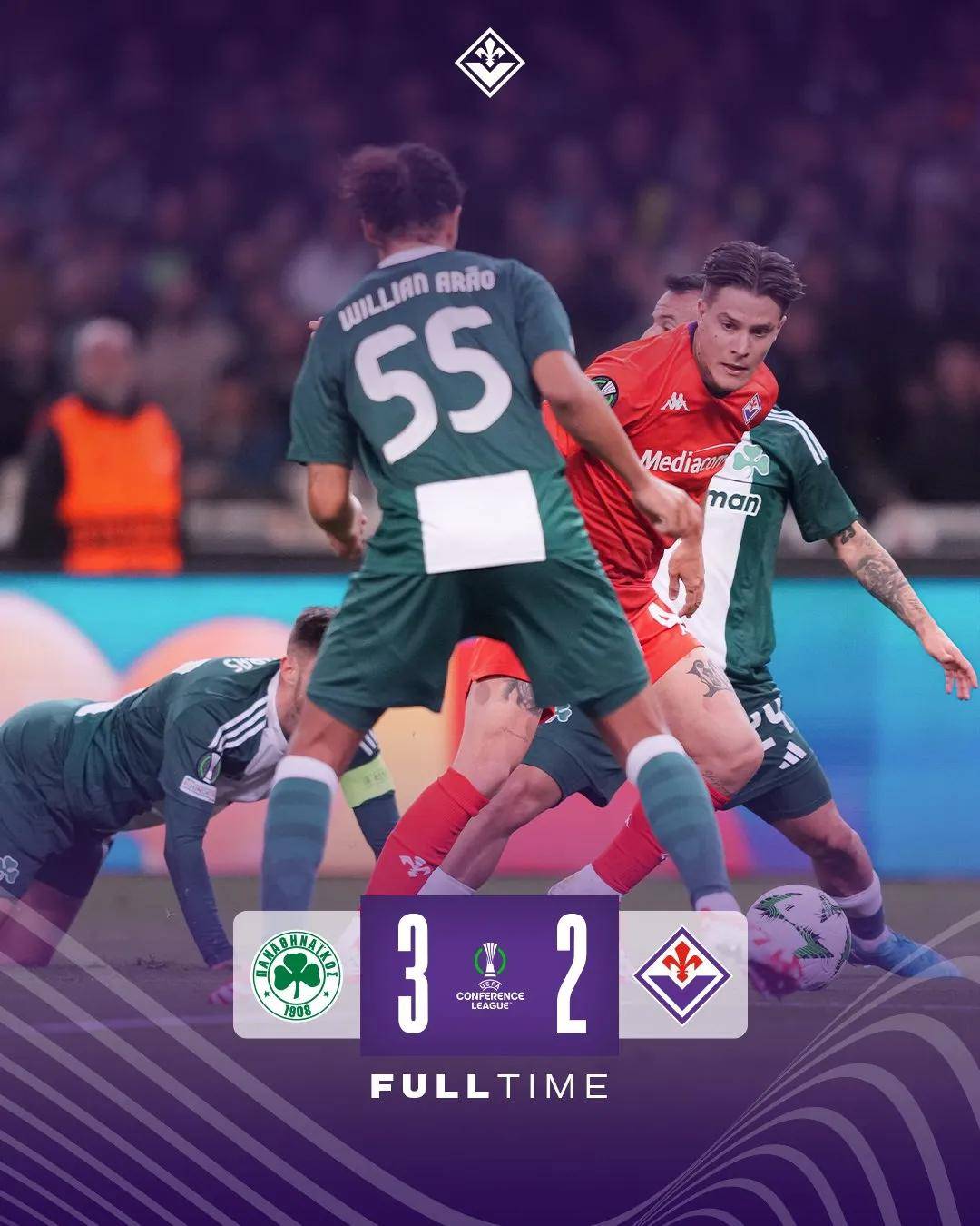 佛罗伦萨客场击败那不勒斯，反击速度惊人