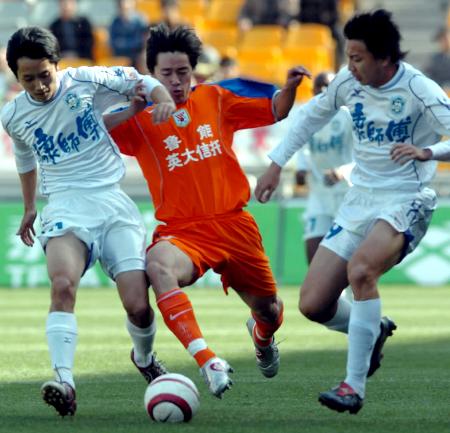 鲁能队员贾汪分享比赛感受